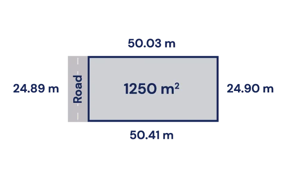 Plot №50 dimensions