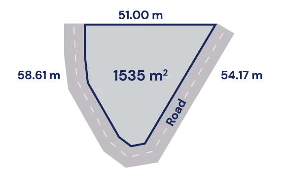 Plot №55 dimensions