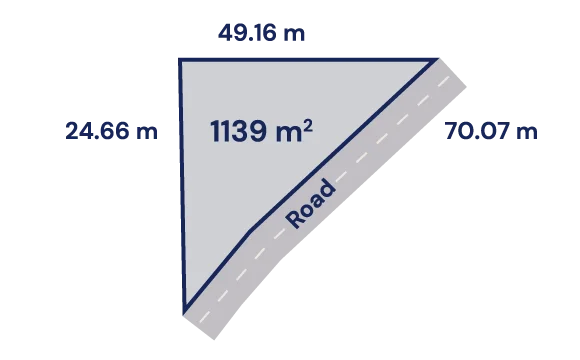 Plot №56 dimensions