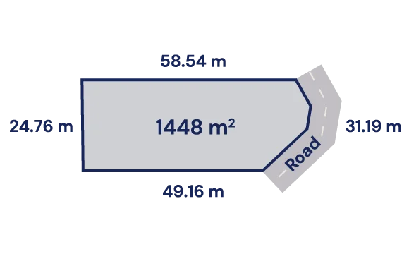 Plot №57 dimensions